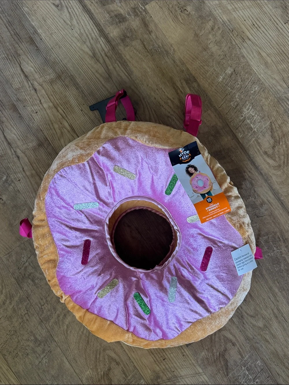 NWT Kids Hyde and Eek DONUT Plush Halloween Costume 6-18 years